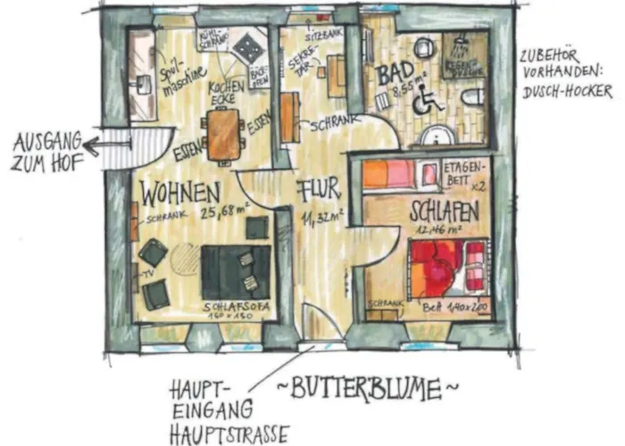 Nengshof Pusteblume Und Butterblume